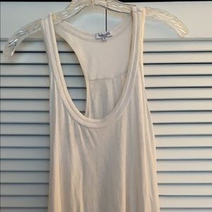 Splendid XS Scoop neck white top